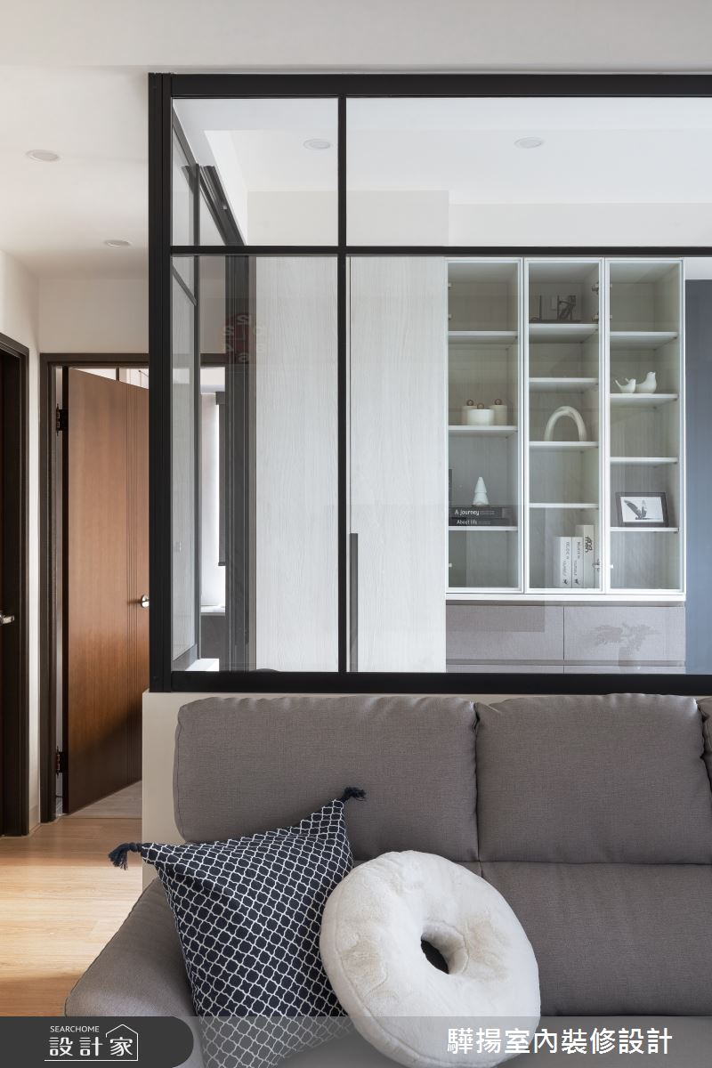 15坪新成屋(5年以下)＿簡約風客廳書房案例圖片＿驊揚室內裝修設計有限公司＿驊揚_42之17