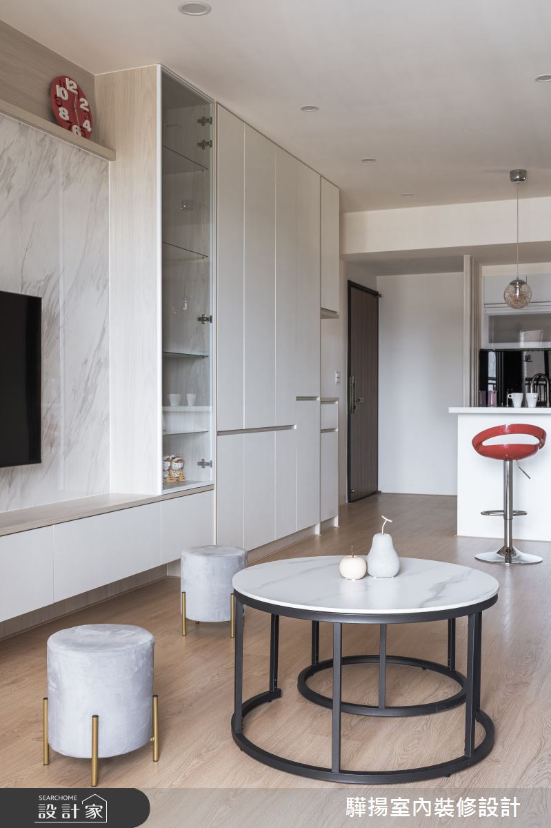 15坪新成屋(5年以下)＿簡約風玄關客廳餐廳案例圖片＿驊揚室內裝修設計有限公司＿驊揚_42之9