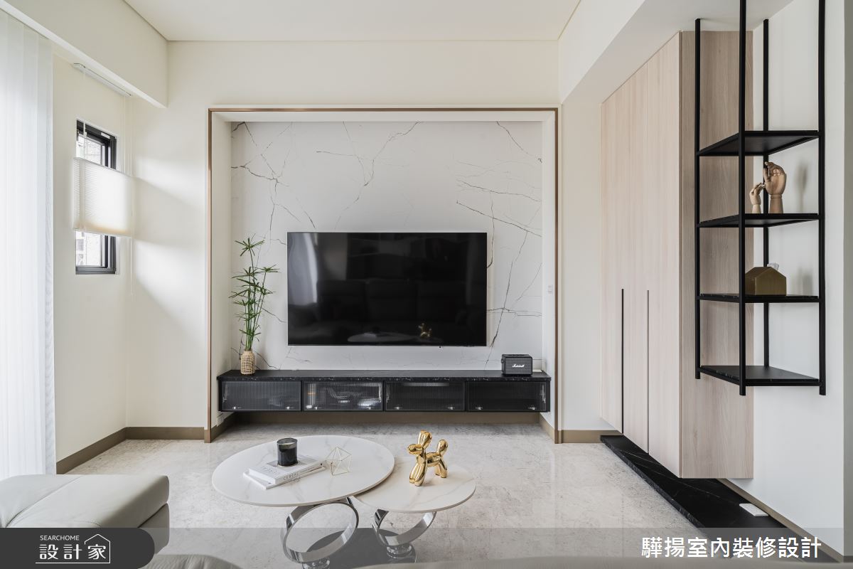 63坪新成屋(5年以下)＿簡約風客廳案例圖片＿驊揚室內裝修設計有限公司＿驊揚_43之3