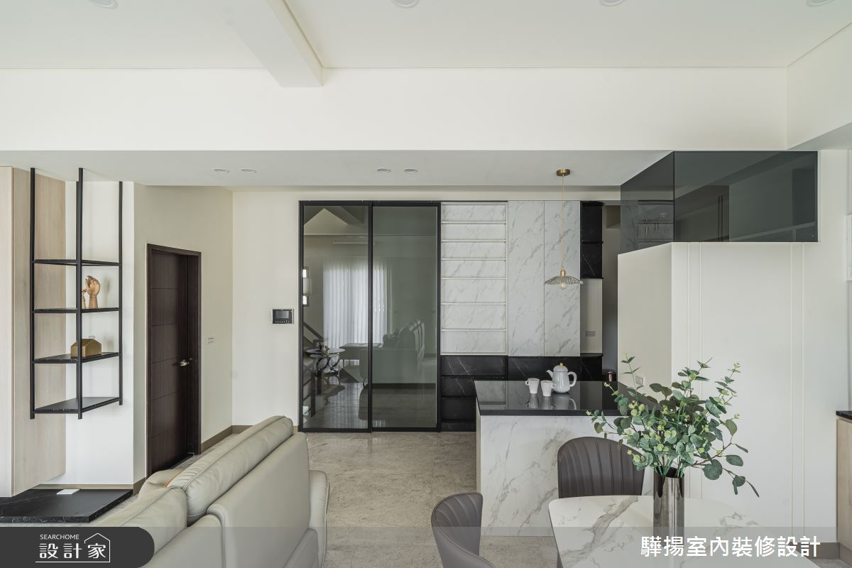 63坪新成屋(5年以下)＿簡約風玄關餐廳中島案例圖片＿驊揚室內裝修設計有限公司＿驊揚_43之7