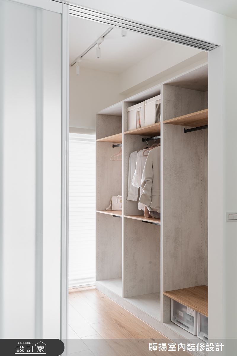 41坪新成屋(5年以下)＿日式無印風更衣間案例圖片＿驊揚室內裝修設計有限公司＿驊揚_44重立路透天之24