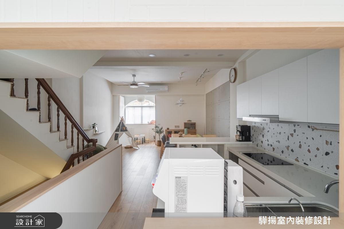 41坪新成屋(5年以下)＿日式無印風餐廳廚房走廊中島案例圖片＿驊揚室內裝修設計有限公司＿驊揚_44重立路透天之12