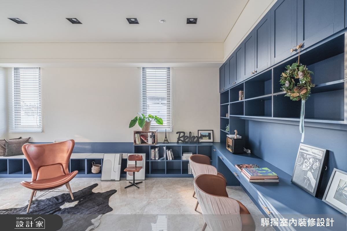 101坪新成屋(5年以下)＿現代風書房工作區多功能室案例圖片＿驊揚室內裝修設計有限公司＿驊揚_45青年路透天之17