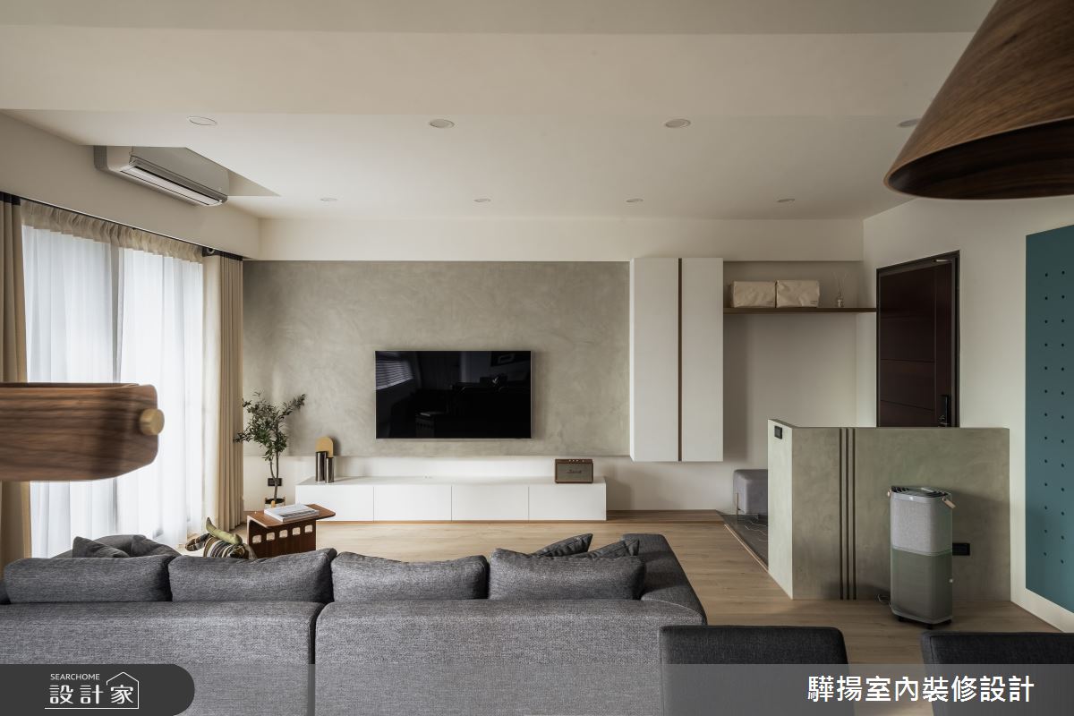 32坪毛胚屋＿簡約風玄關客廳案例圖片＿驊揚室內裝修設計有限公司＿驊揚_46之10