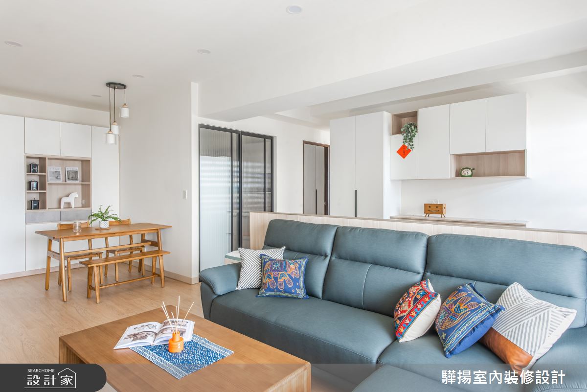 12坪新成屋(5年以下)＿簡約風客廳餐廳案例圖片＿驊揚室內裝修設計有限公司＿驊揚_47之11