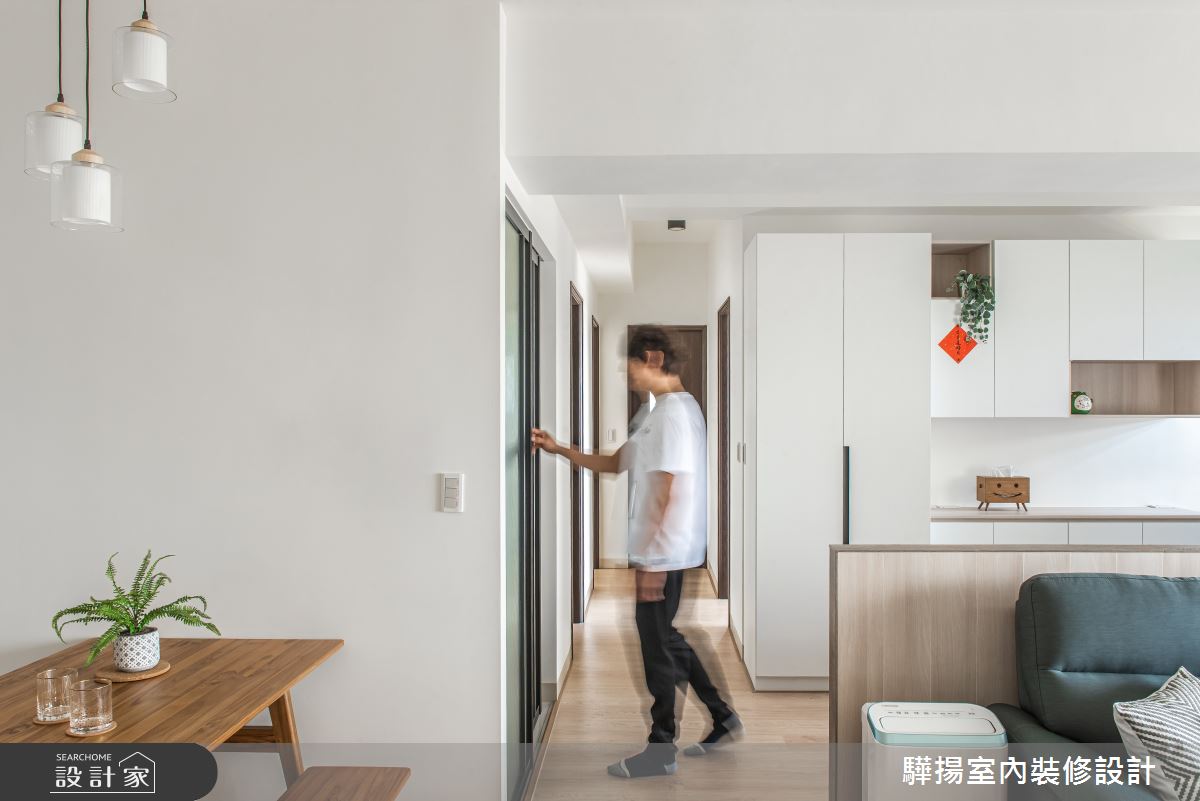 12坪新成屋(5年以下)＿簡約風客廳餐廳書房走廊工作區案例圖片＿驊揚室內裝修設計有限公司＿驊揚_47之12