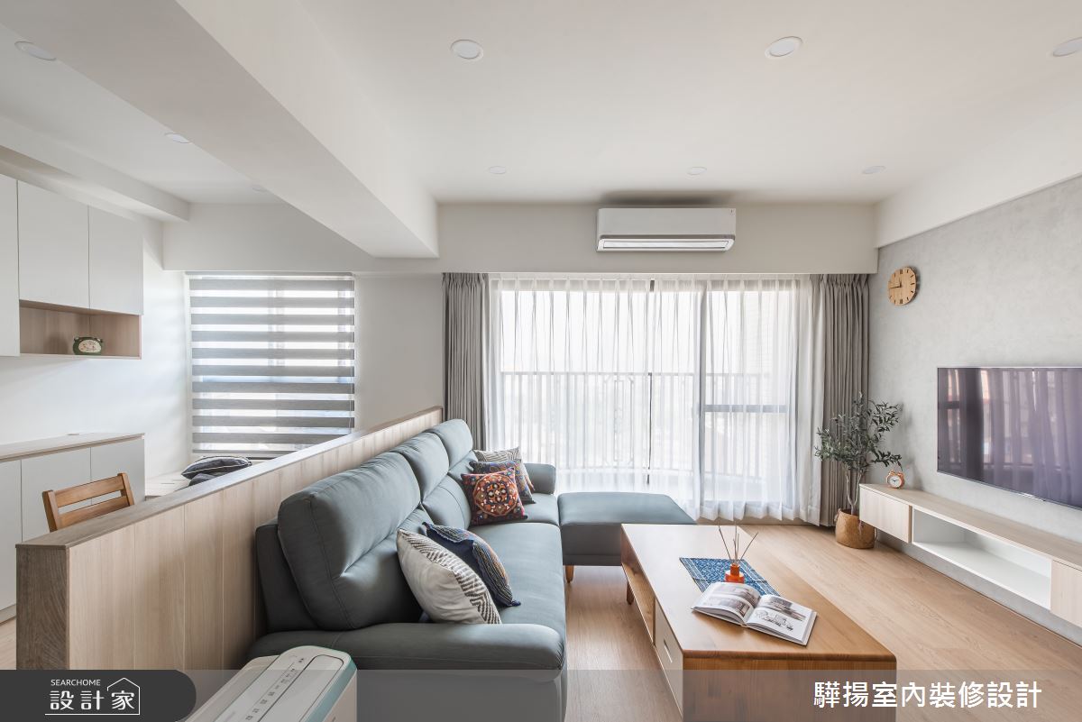 12坪新成屋(5年以下)＿簡約風客廳書房工作區案例圖片＿驊揚室內裝修設計有限公司＿驊揚_47之14