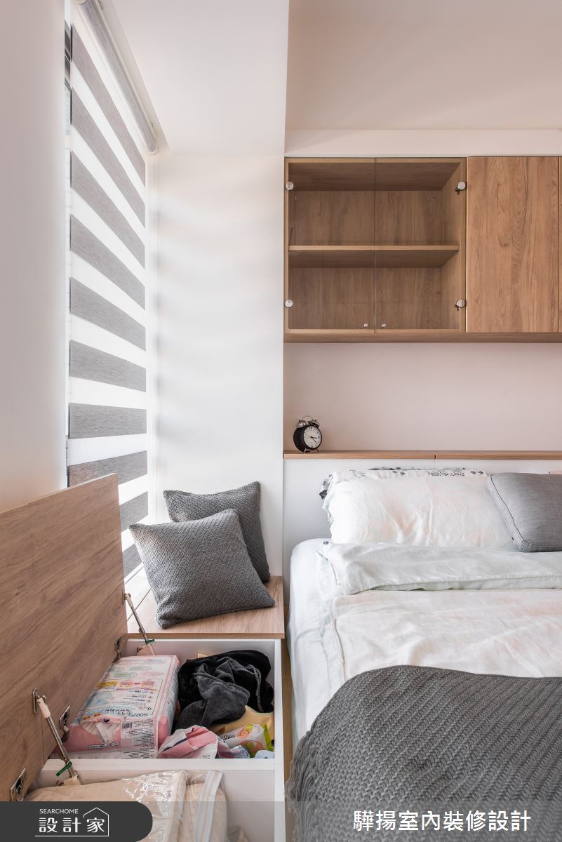 11坪中古屋(5~15年)＿北歐風臥室臥榻案例圖片＿驊揚室內裝修設計有限公司＿驊揚_48之13