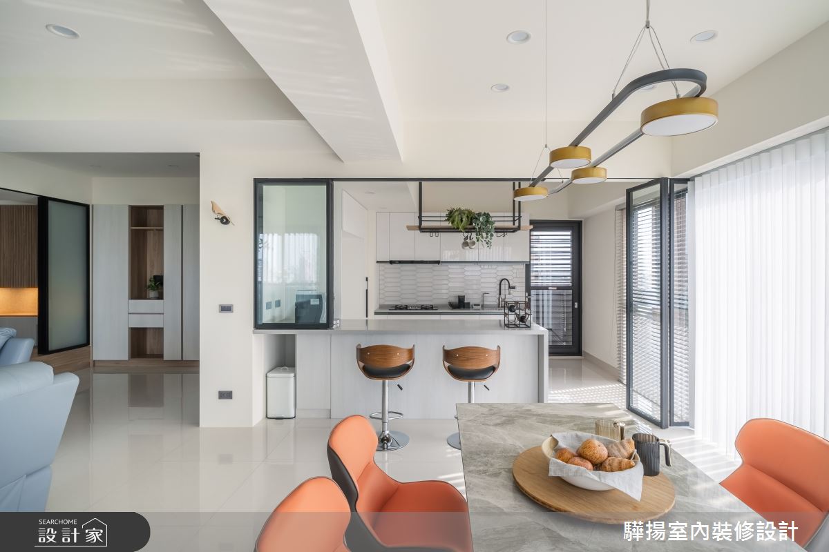 35坪新成屋(5年以下)＿混搭風餐廳廚房吧檯案例圖片＿驊揚室內裝修設計有限公司＿驊揚_50之10