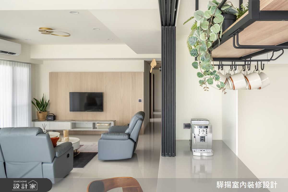 35坪新成屋(5年以下)＿混搭風客廳案例圖片＿驊揚室內裝修設計有限公司＿驊揚_50之18