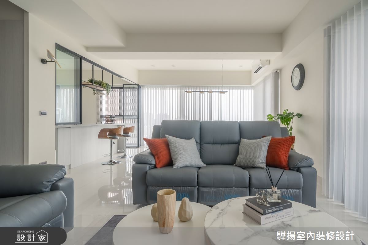 35坪新成屋(5年以下)＿混搭風客廳吧檯案例圖片＿驊揚室內裝修設計有限公司＿驊揚_50之4