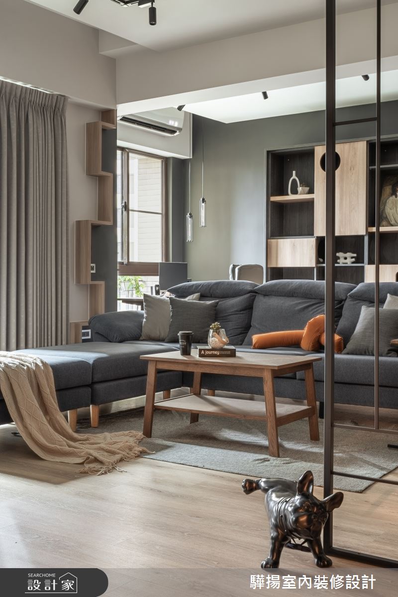 26坪新成屋(5年以下)＿工業風客廳案例圖片＿驊揚室內裝修設計有限公司＿驊揚_52之6