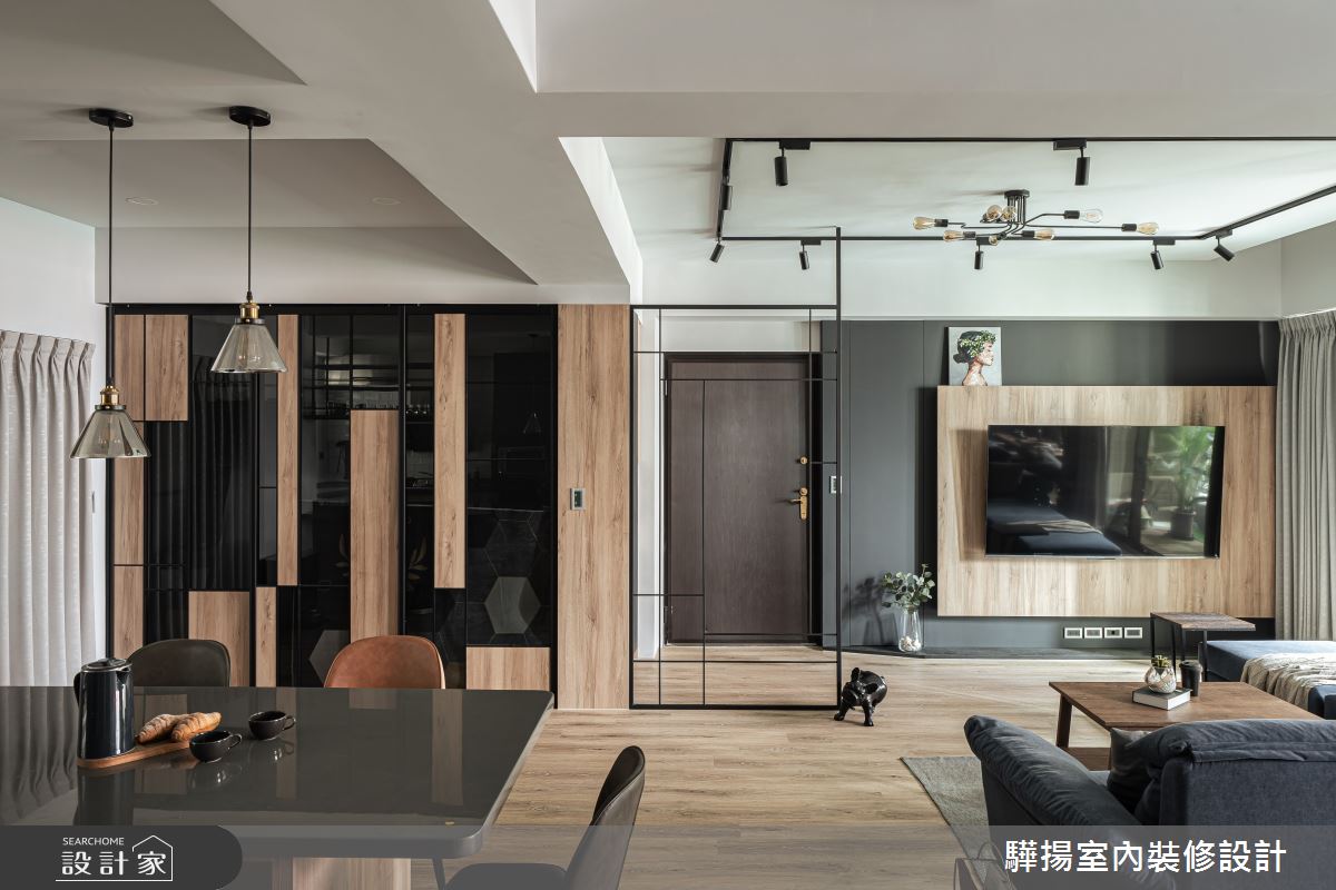 26坪新成屋(5年以下)＿工業風玄關客廳餐廳案例圖片＿驊揚室內裝修設計有限公司＿驊揚_52之11
