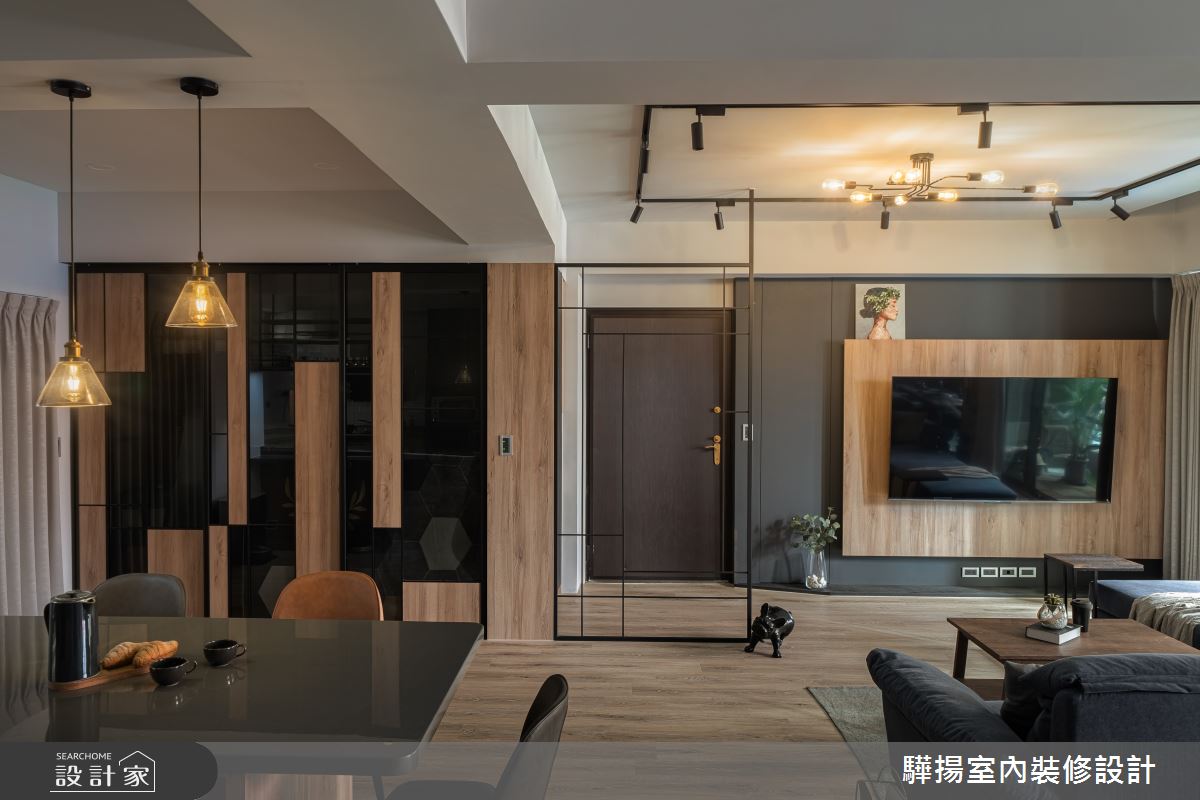 26坪新成屋(5年以下)＿工業風玄關客廳餐廳案例圖片＿驊揚室內裝修設計有限公司＿驊揚_52之12