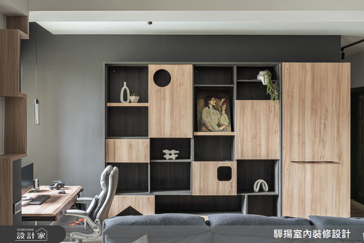 26坪新成屋(5年以下)＿工業風書房工作區案例圖片＿驊揚室內裝修設計有限公司＿驊揚_52之25