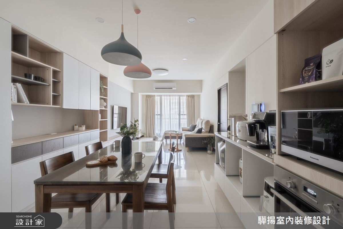 27坪新成屋(5年以下)＿現代風客廳餐廳廚房案例圖片＿驊揚室內裝修設計有限公司＿驊揚_54福懋心湛之1