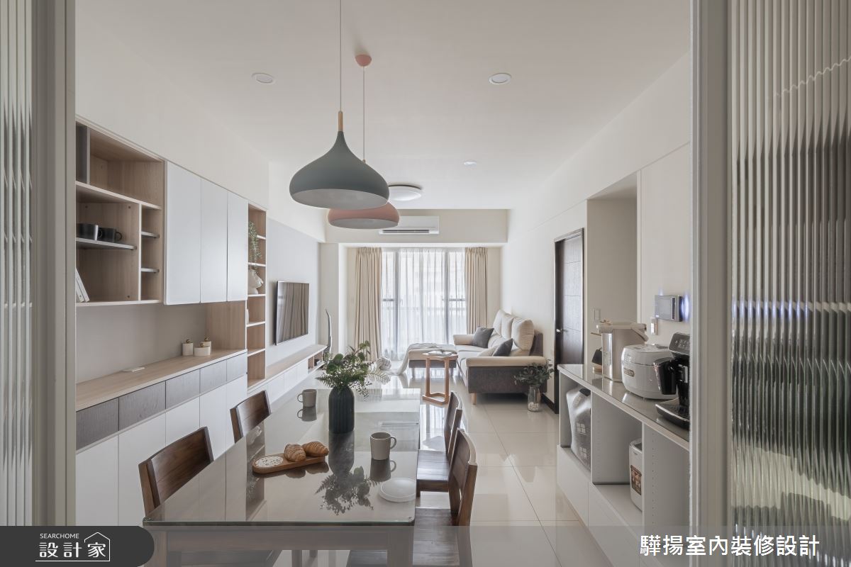 27坪新成屋(5年以下)＿現代風客廳餐廳廚房案例圖片＿驊揚室內裝修設計有限公司＿驊揚_54福懋心湛之2