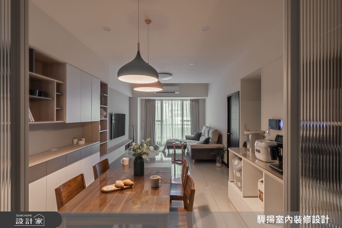 27坪新成屋(5年以下)＿現代風客廳餐廳廚房案例圖片＿驊揚室內裝修設計有限公司＿驊揚_54福懋心湛之3