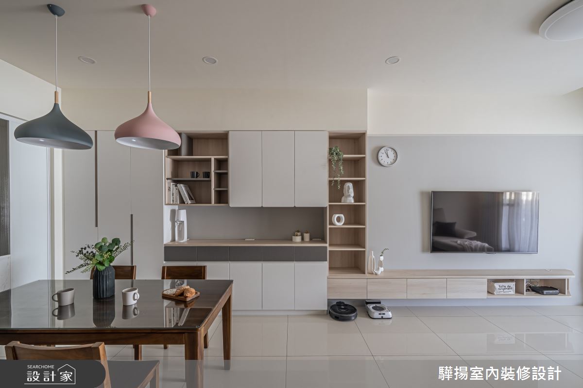 27坪新成屋(5年以下)＿現代風客廳餐廳案例圖片＿驊揚室內裝修設計有限公司＿驊揚_54福懋心湛之14