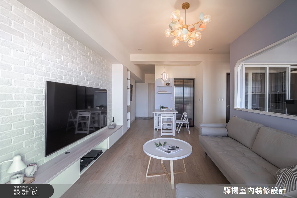 20坪新成屋(5年以下)＿現代風客廳餐廳案例圖片＿驊揚室內裝修設計有限公司＿驊揚_55HI協勝發之21