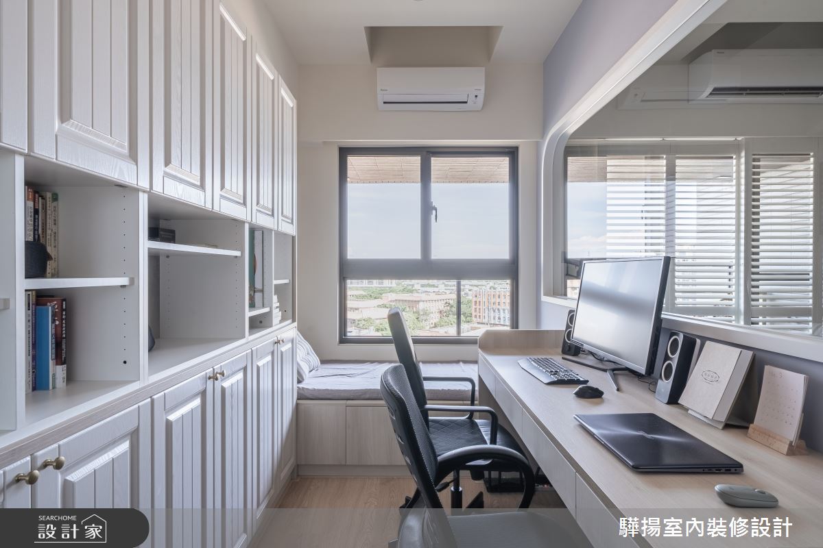 20坪新成屋(5年以下)＿現代風書房工作區案例圖片＿驊揚室內裝修設計有限公司＿驊揚_55HI協勝發之22
