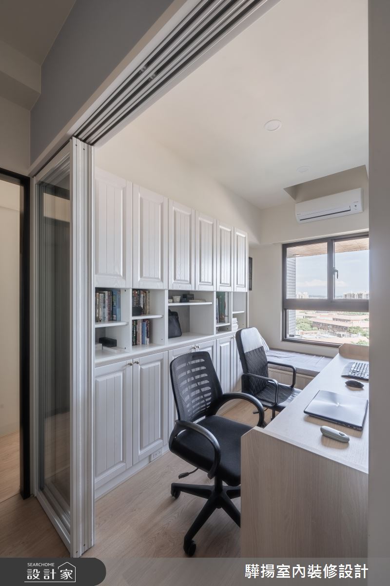 20坪新成屋(5年以下)＿現代風書房工作區案例圖片＿驊揚室內裝修設計有限公司＿驊揚_55HI協勝發之23
