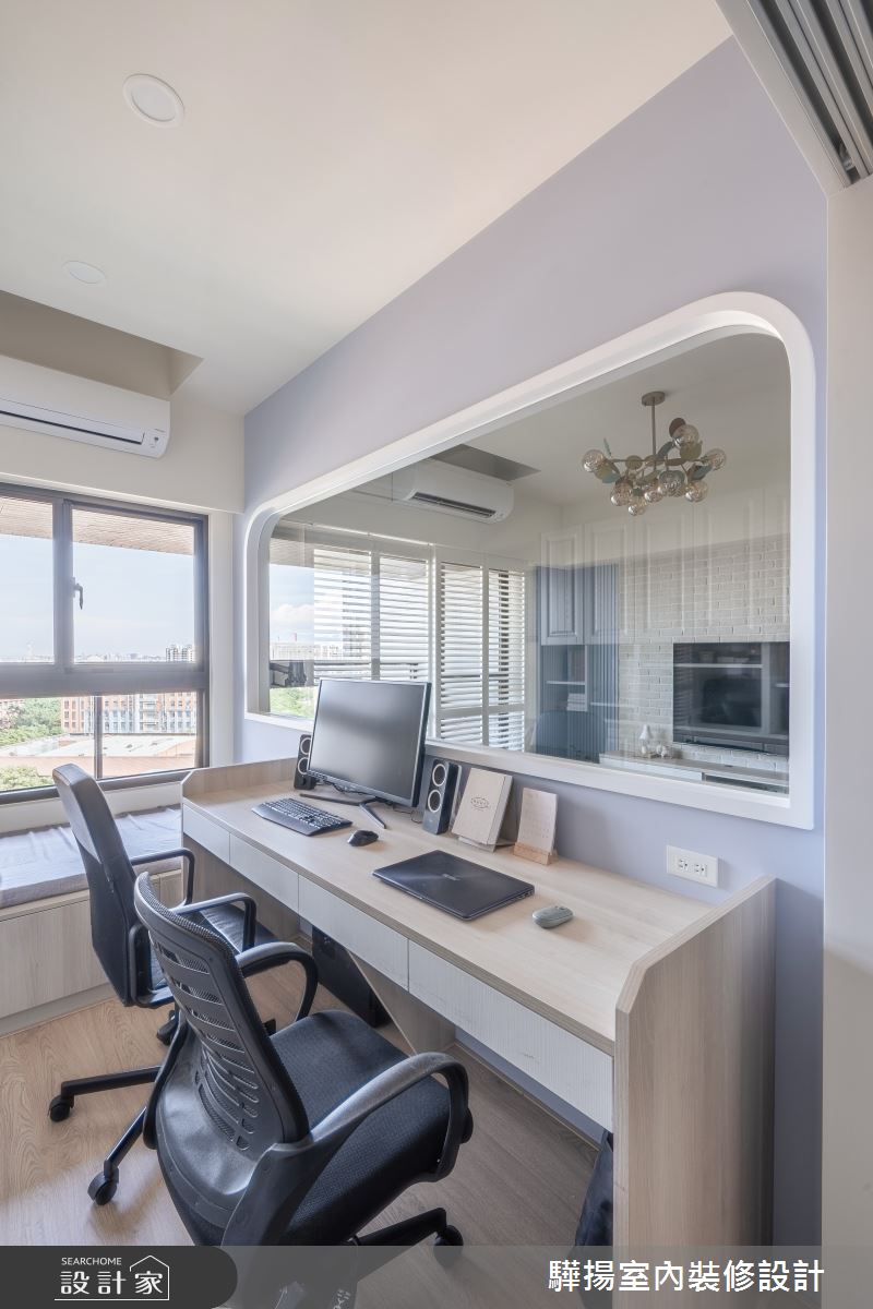 20坪新成屋(5年以下)＿現代風書房工作區案例圖片＿驊揚室內裝修設計有限公司＿驊揚_55HI協勝發之24