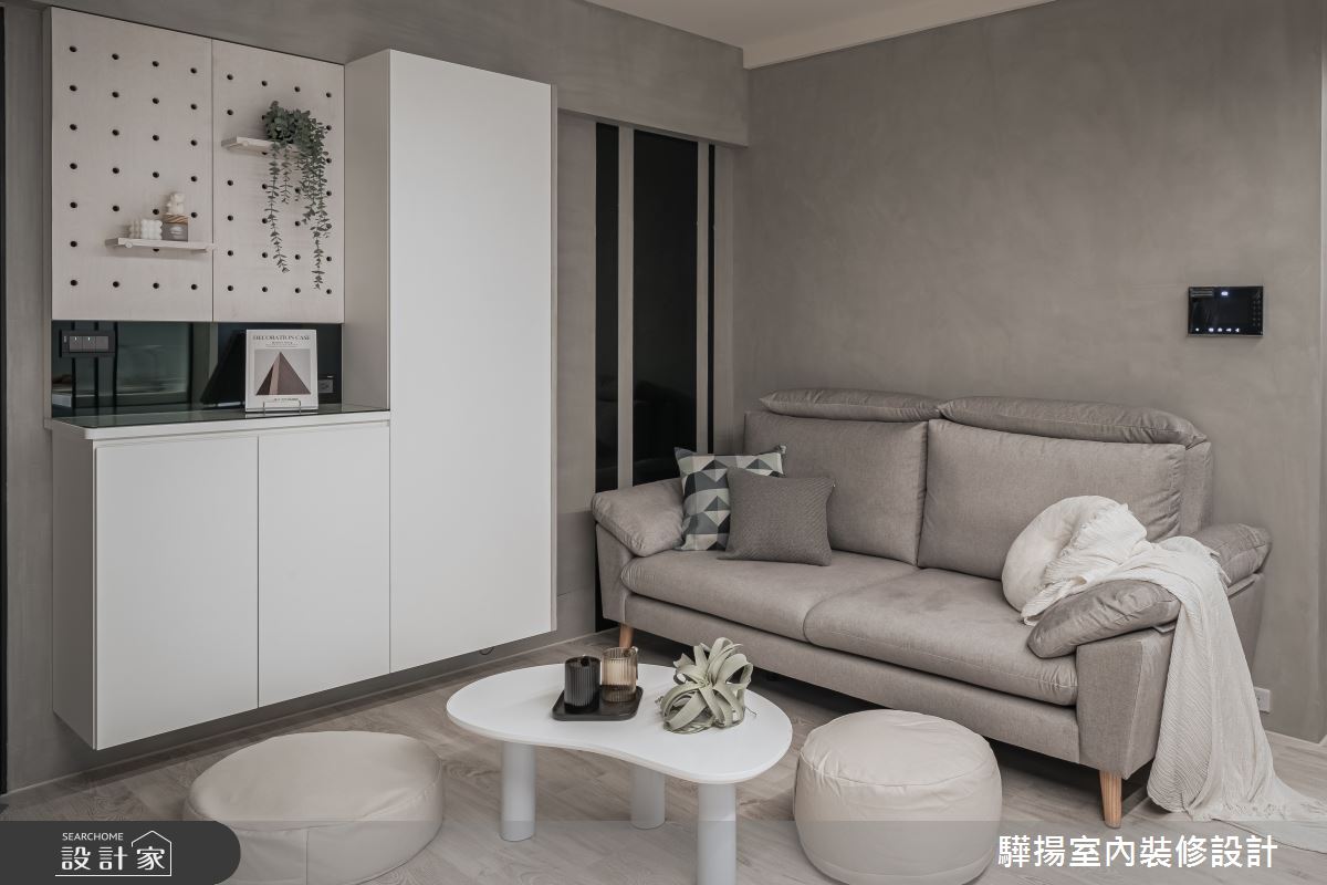 14坪新成屋(5年以下)＿現代風客廳案例圖片＿驊揚室內裝修設計有限公司＿驊揚_56文心苑之7