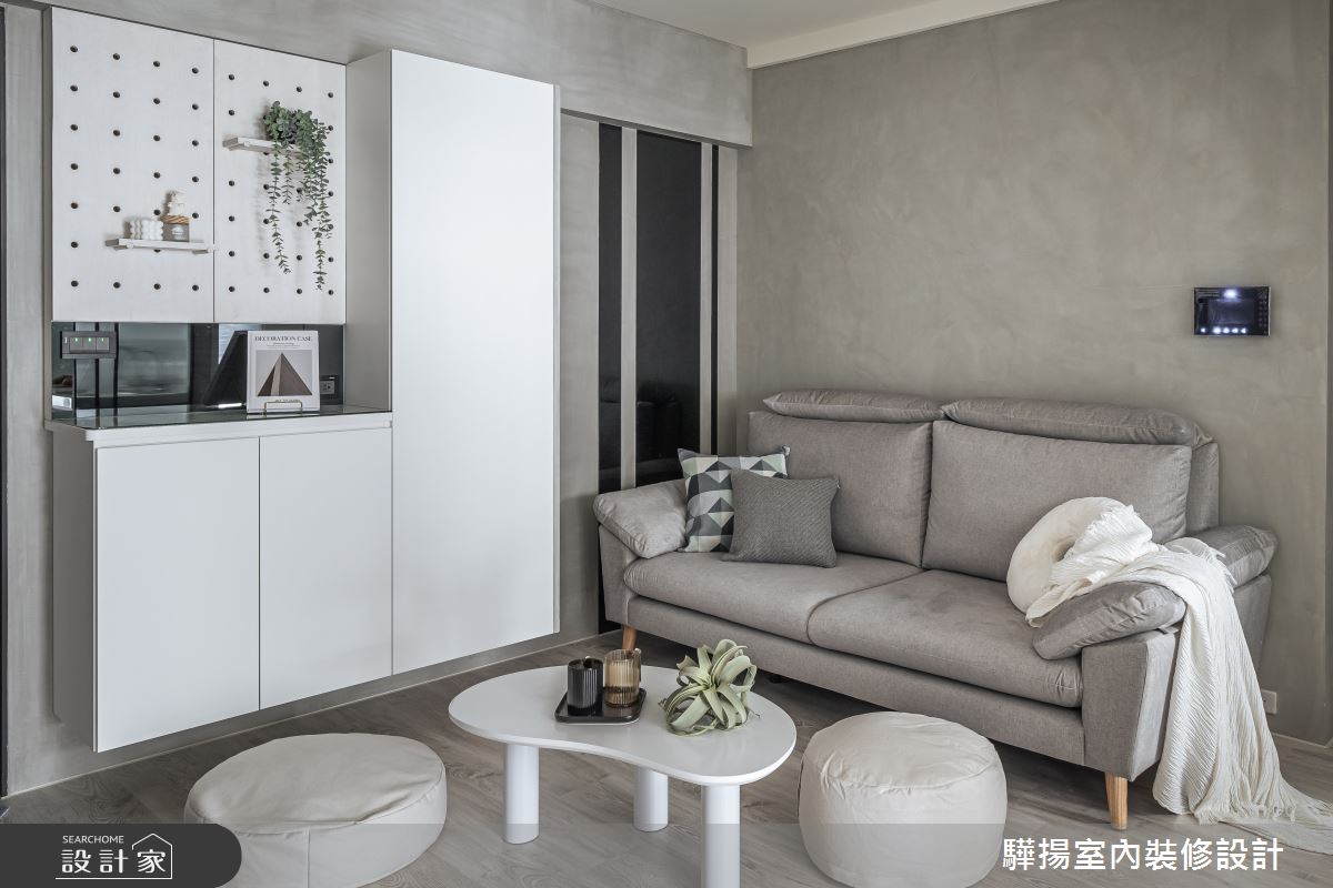 14坪新成屋(5年以下)＿現代風客廳案例圖片＿驊揚室內裝修設計有限公司＿驊揚_56文心苑之8