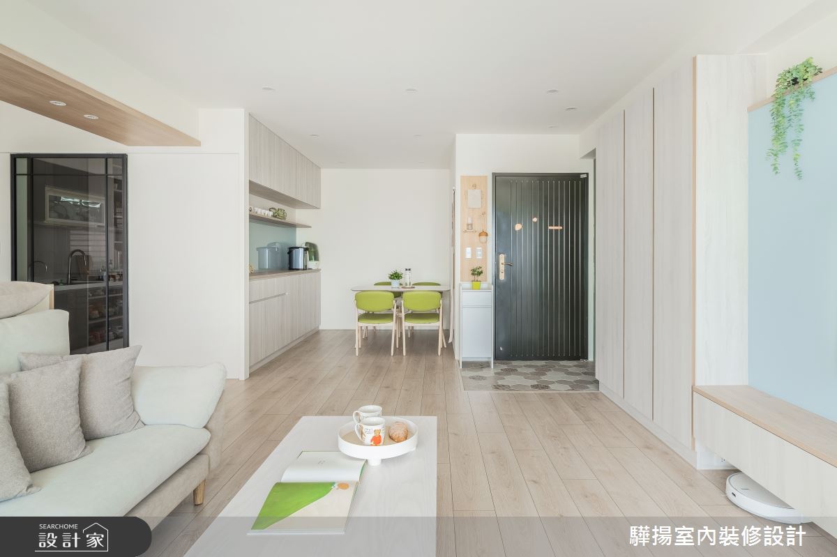 18坪新成屋(5年以下)＿現代風玄關客廳餐廳案例圖片＿驊揚室內裝修設計有限公司＿驊揚_57哲林之9