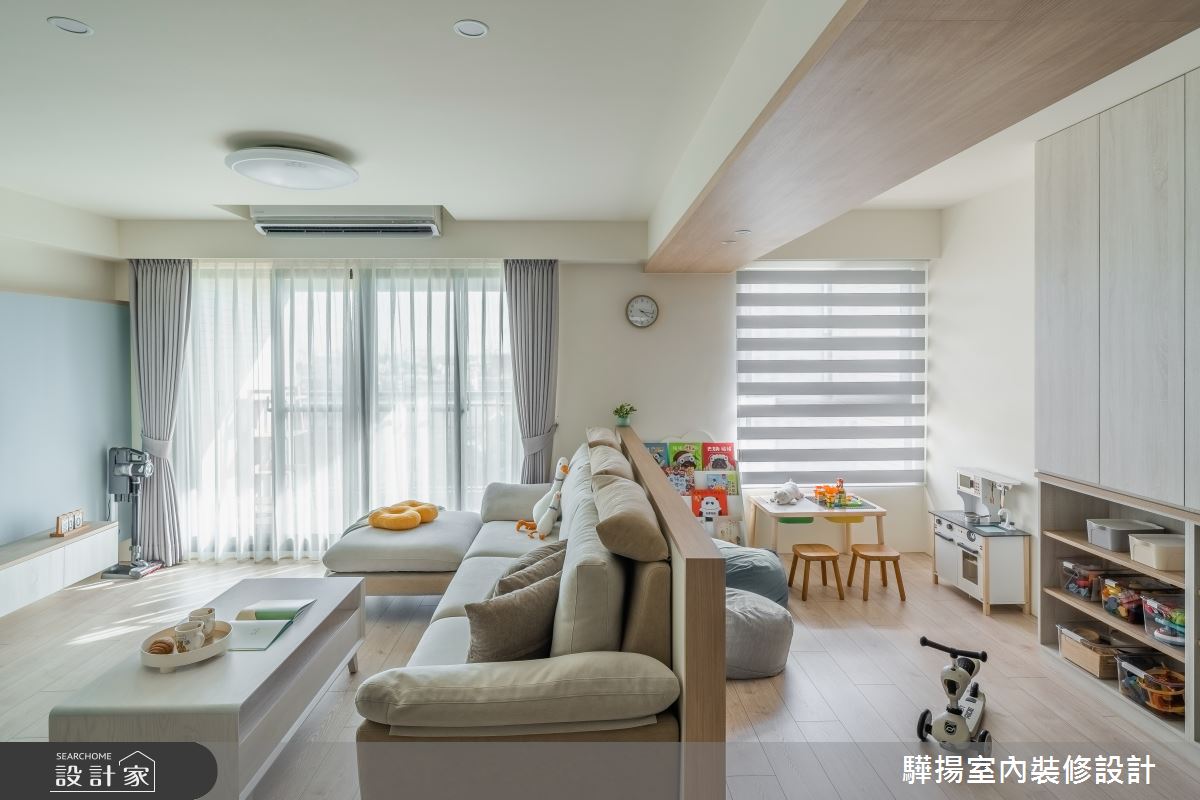 18坪新成屋(5年以下)＿現代風客廳多功能室案例圖片＿驊揚室內裝修設計有限公司＿驊揚_57哲林之17