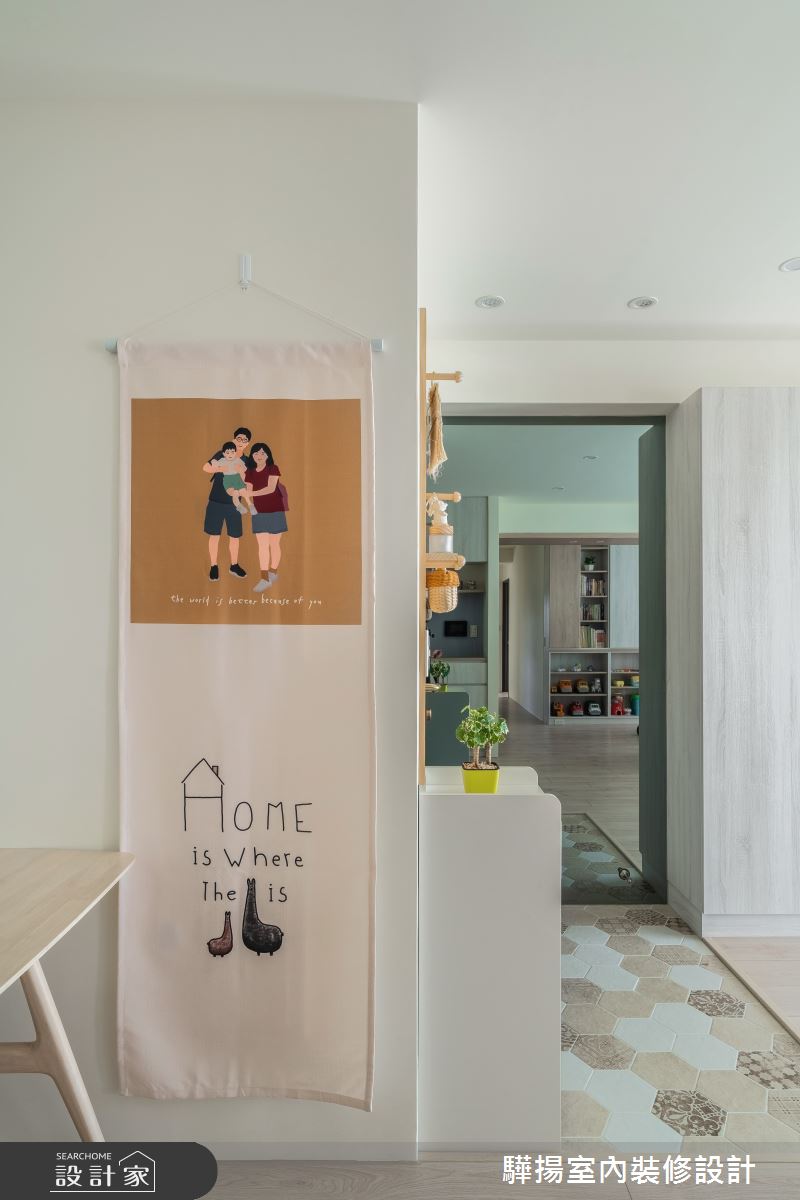 18坪新成屋(5年以下)＿現代風玄關餐廳案例圖片＿驊揚室內裝修設計有限公司＿驊揚_57哲林之19
