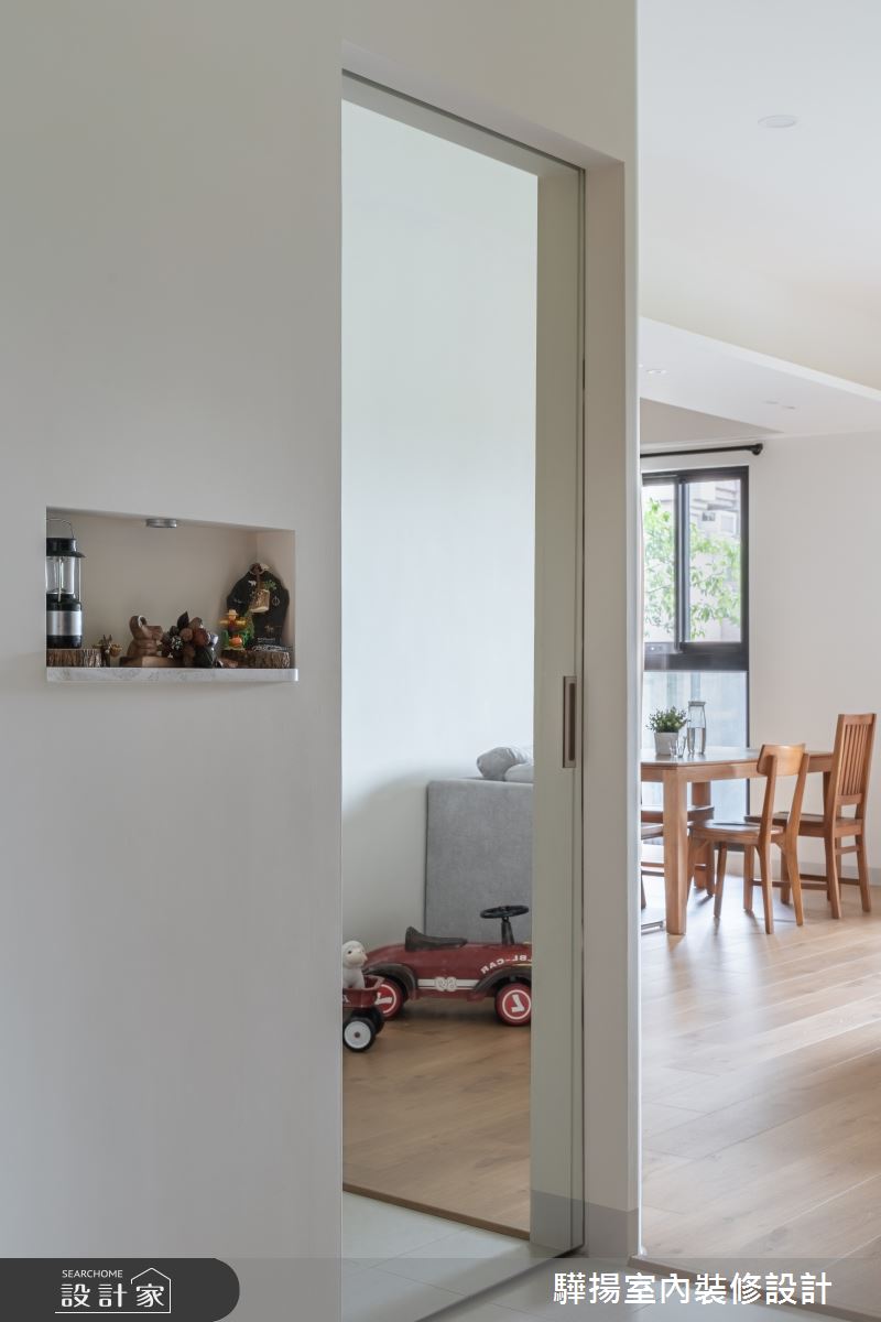 26坪新成屋(5年以下)＿現代風玄關餐廳案例圖片＿驊揚室內裝修設計有限公司＿驊揚_58文森青3F之1