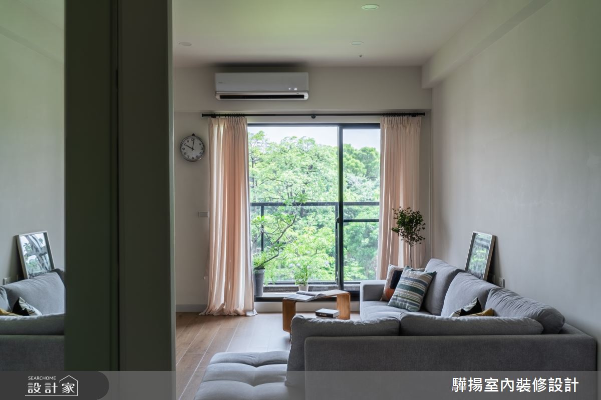 26坪新成屋(5年以下)＿現代風客廳案例圖片＿驊揚室內裝修設計有限公司＿驊揚_58文森青3F之3