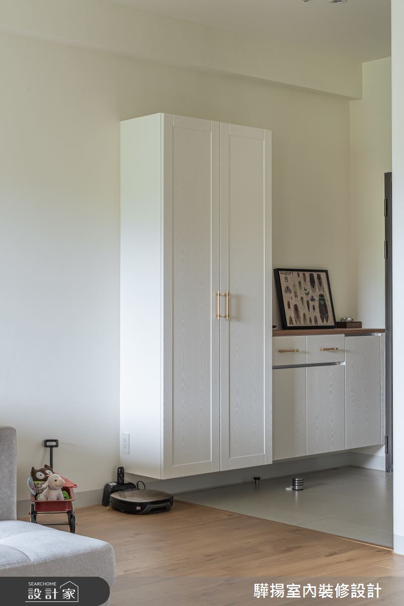 26坪新成屋(5年以下)＿現代風玄關案例圖片＿驊揚室內裝修設計有限公司＿驊揚_58文森青3F之4