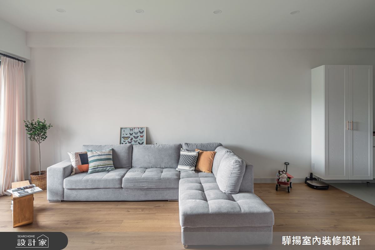 26坪新成屋(5年以下)＿現代風客廳案例圖片＿驊揚室內裝修設計有限公司＿驊揚_58文森青3F之9