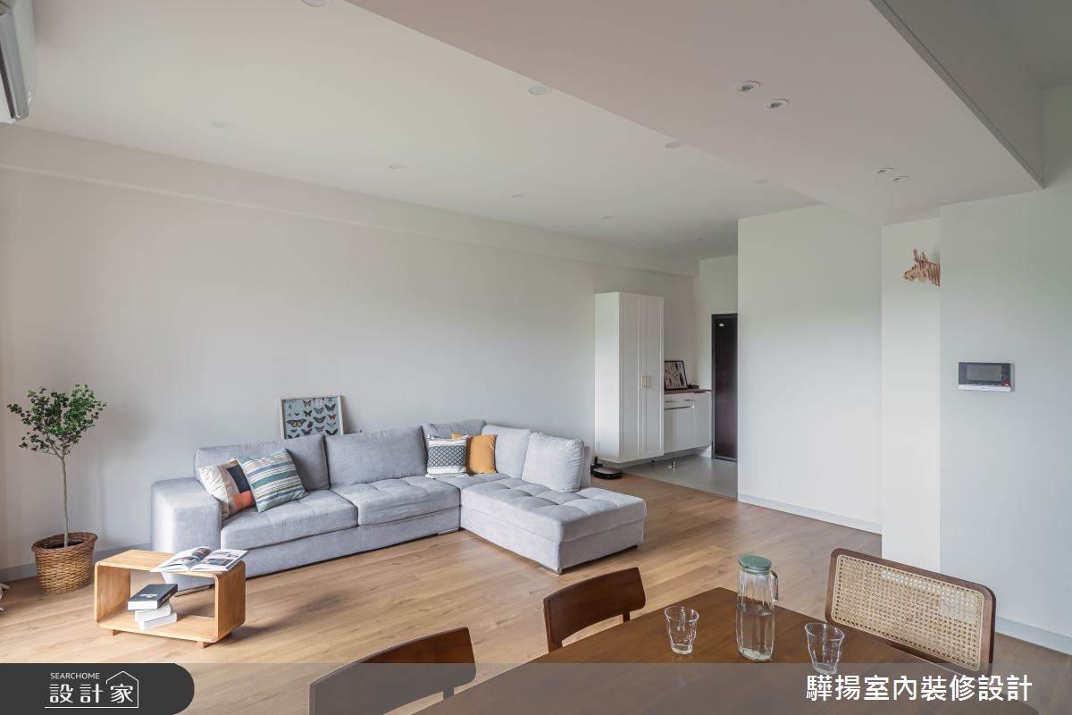 26坪新成屋(5年以下)＿現代風玄關客廳餐廳案例圖片＿驊揚室內裝修設計有限公司＿驊揚_58文森青3F之11