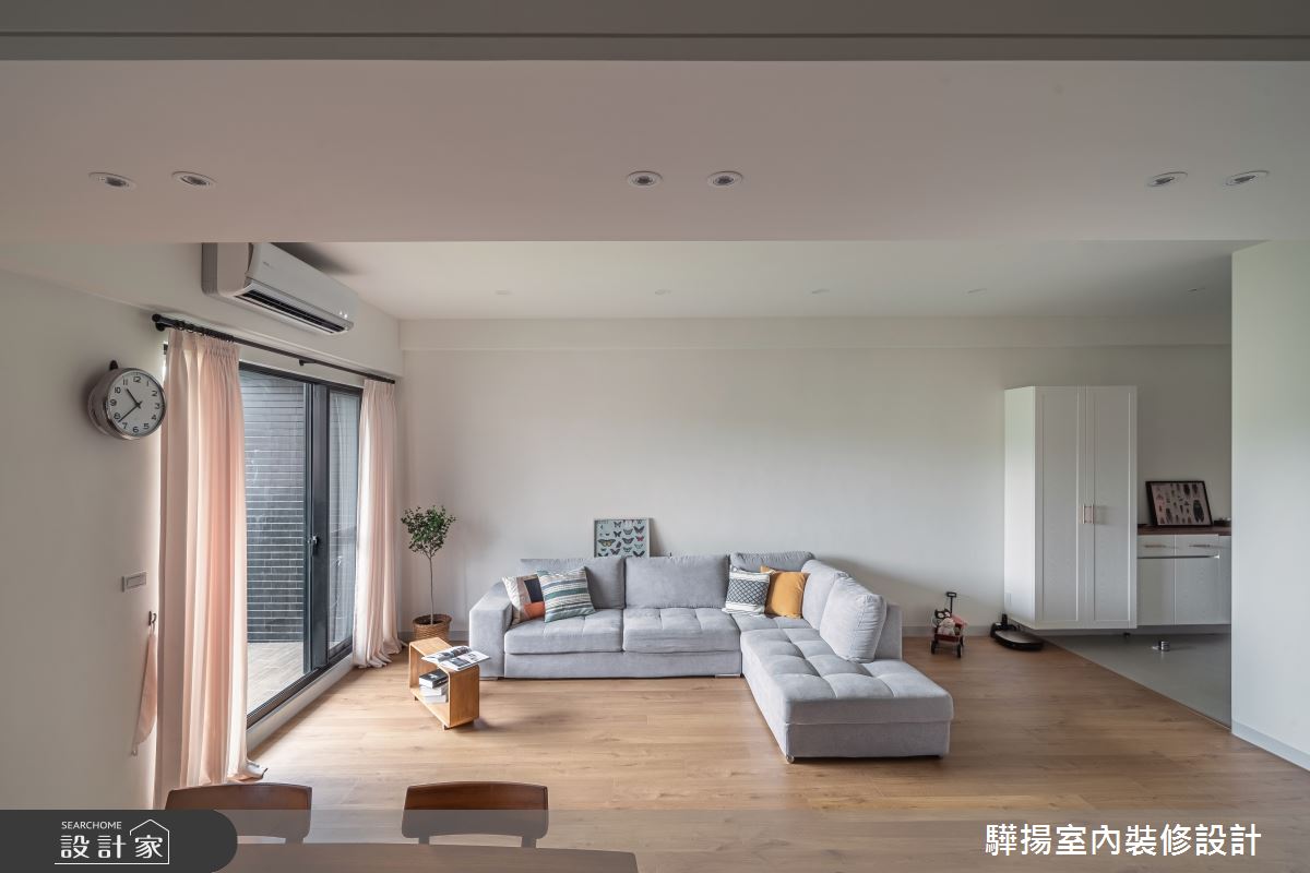 26坪新成屋(5年以下)＿現代風客廳案例圖片＿驊揚室內裝修設計有限公司＿驊揚_58文森青3F之13