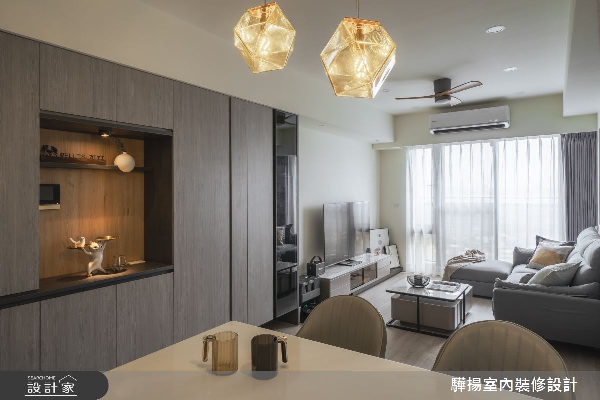 17坪新成屋(5年以下)＿現代風客廳餐廳案例圖片＿驊揚室內裝修設計有限公司＿驊揚_59森河畔F1之10