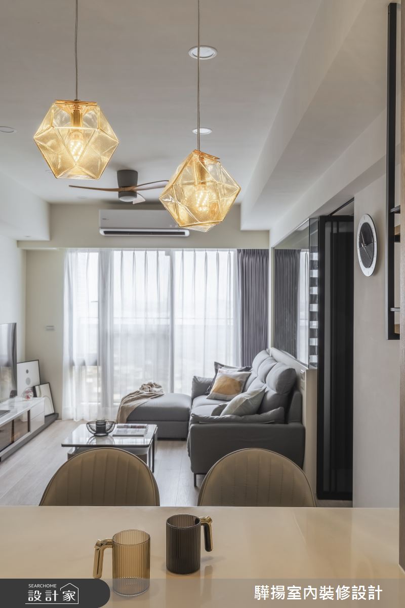 17坪新成屋(5年以下)＿現代風客廳餐廳案例圖片＿驊揚室內裝修設計有限公司＿驊揚_59森河畔F1之11