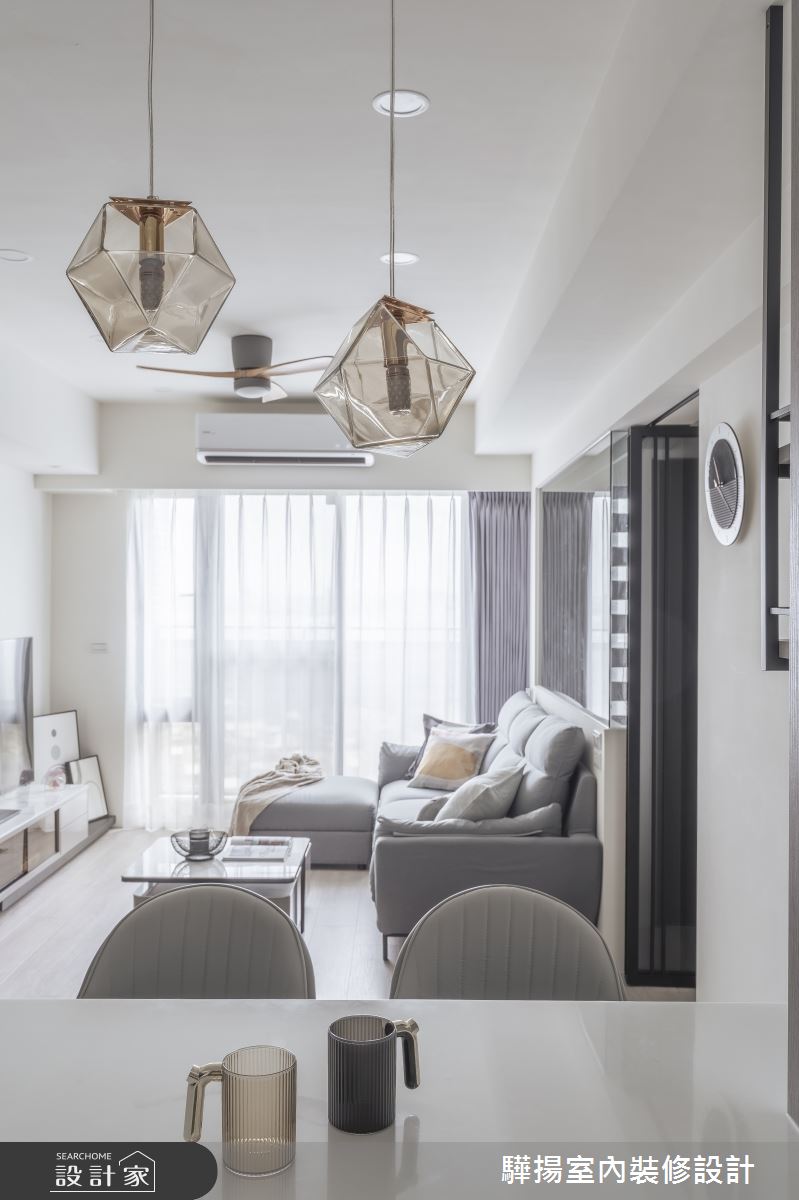 17坪新成屋(5年以下)＿現代風客廳餐廳案例圖片＿驊揚室內裝修設計有限公司＿驊揚_59森河畔F1之12