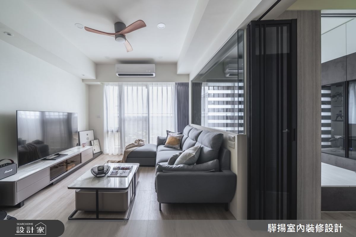 17坪新成屋(5年以下)＿現代風客廳多功能室案例圖片＿驊揚室內裝修設計有限公司＿驊揚_59森河畔F1之13