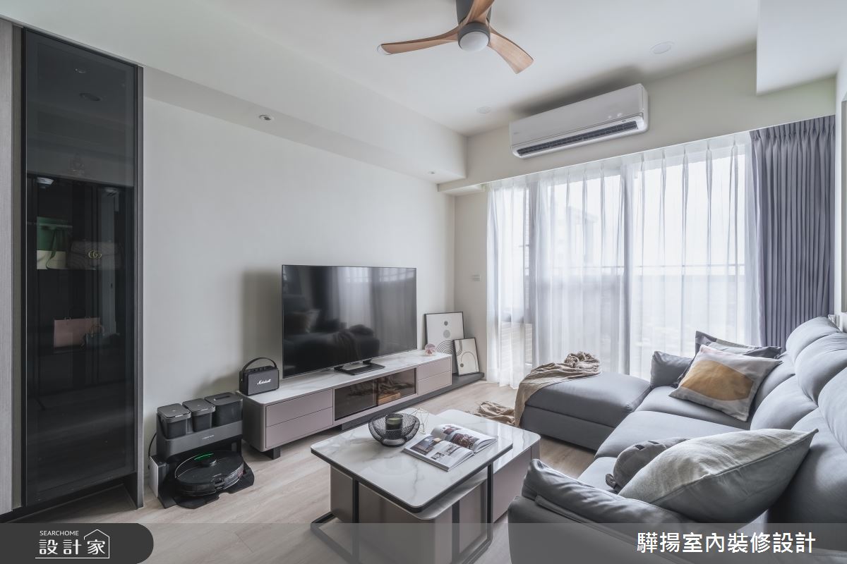 17坪新成屋(5年以下)＿現代風客廳案例圖片＿驊揚室內裝修設計有限公司＿驊揚_59森河畔F1之15