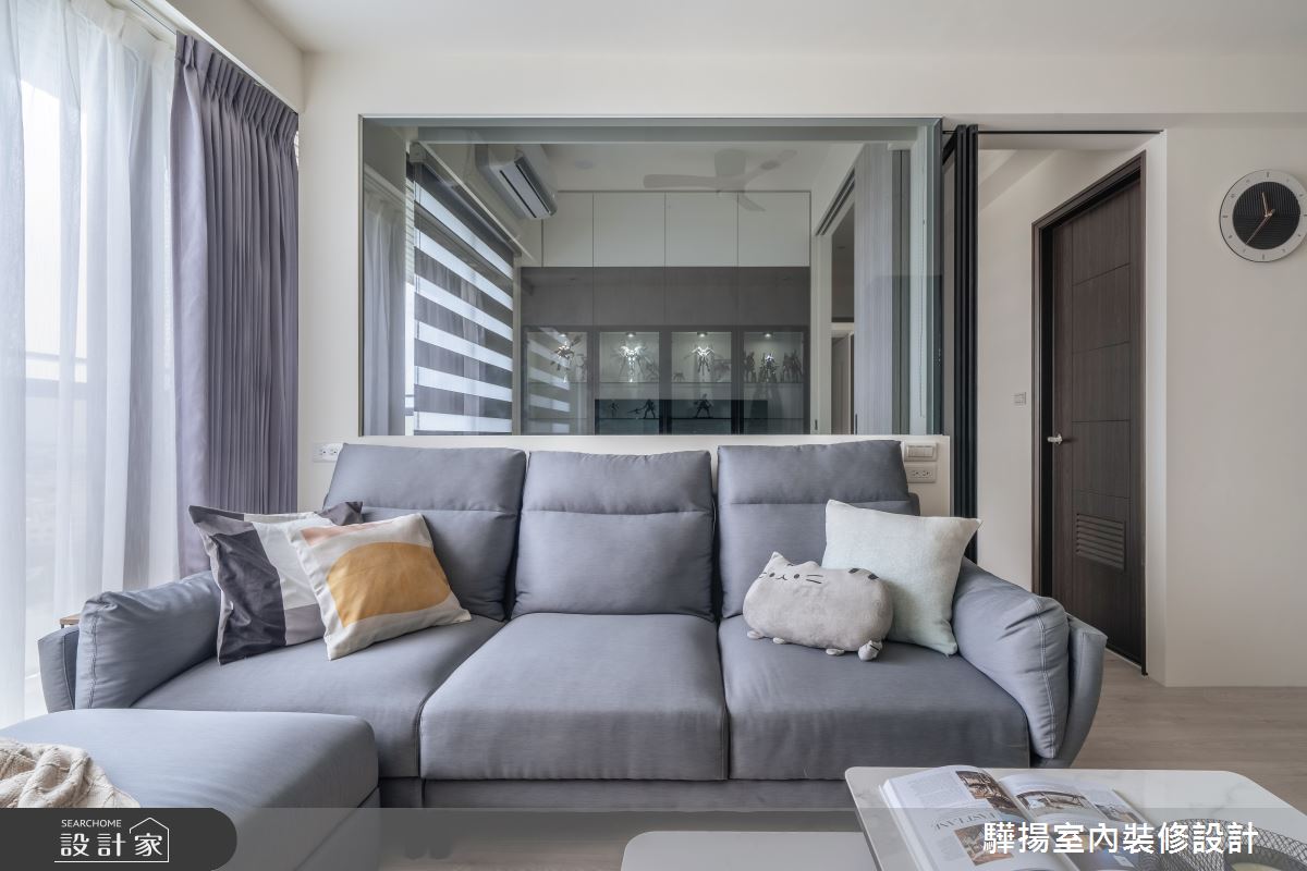 17坪新成屋(5年以下)＿現代風客廳案例圖片＿驊揚室內裝修設計有限公司＿驊揚_59森河畔F1之18