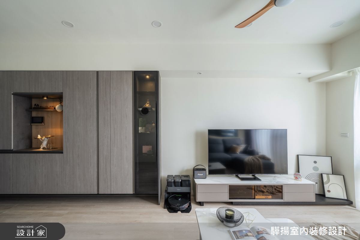 17坪新成屋(5年以下)＿現代風客廳案例圖片＿驊揚室內裝修設計有限公司＿驊揚_59森河畔F1之25