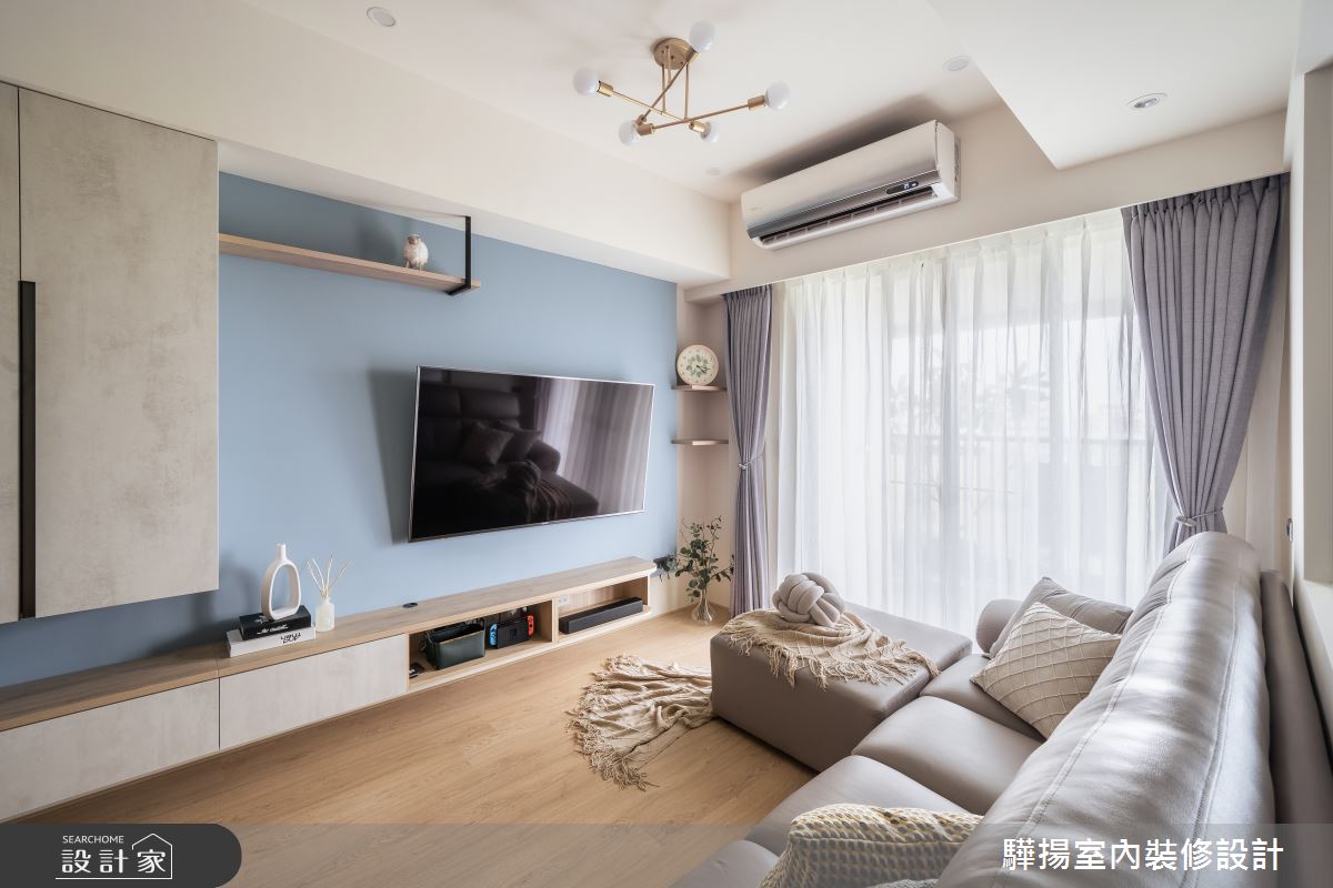 15坪新成屋(5年以下)＿現代風客廳案例圖片＿驊揚室內裝修設計有限公司＿驊揚_60之5