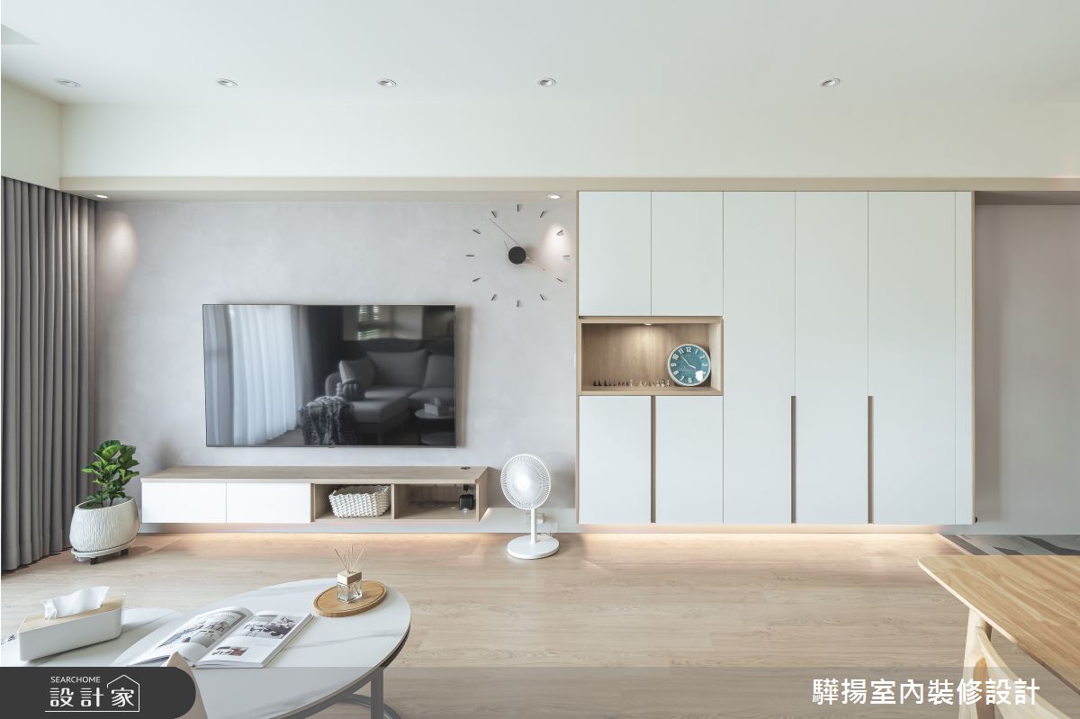 24坪新成屋(5年以下)＿現代風客廳案例圖片＿驊揚室內裝修設計有限公司＿驊揚_61朗境之8