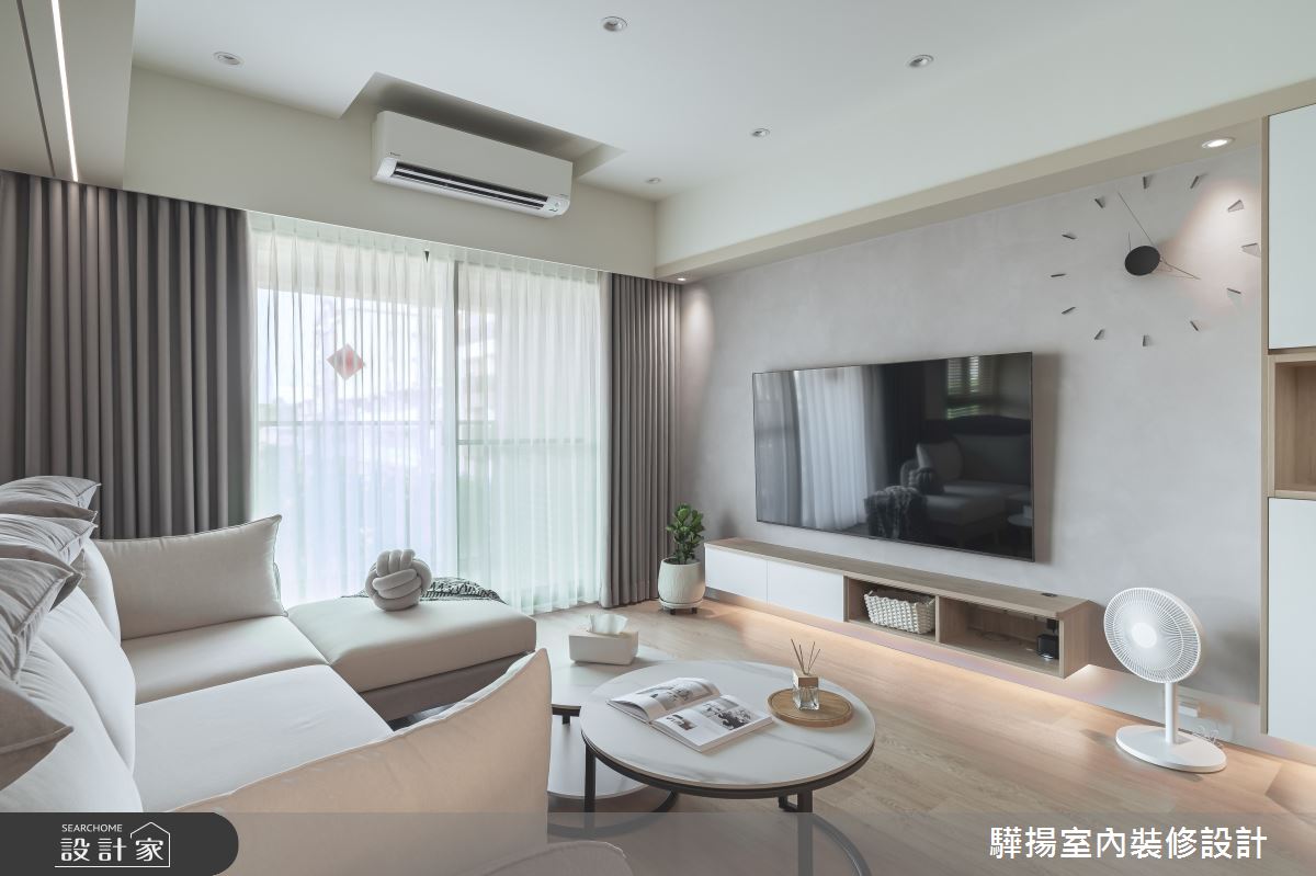 24坪新成屋(5年以下)＿現代風客廳案例圖片＿驊揚室內裝修設計有限公司＿驊揚_61朗境之9