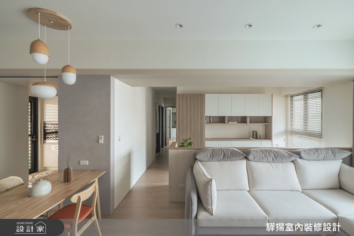 24坪新成屋(5年以下)＿現代風客廳餐廳書房工作區案例圖片＿驊揚室內裝修設計有限公司＿驊揚_61朗境之13