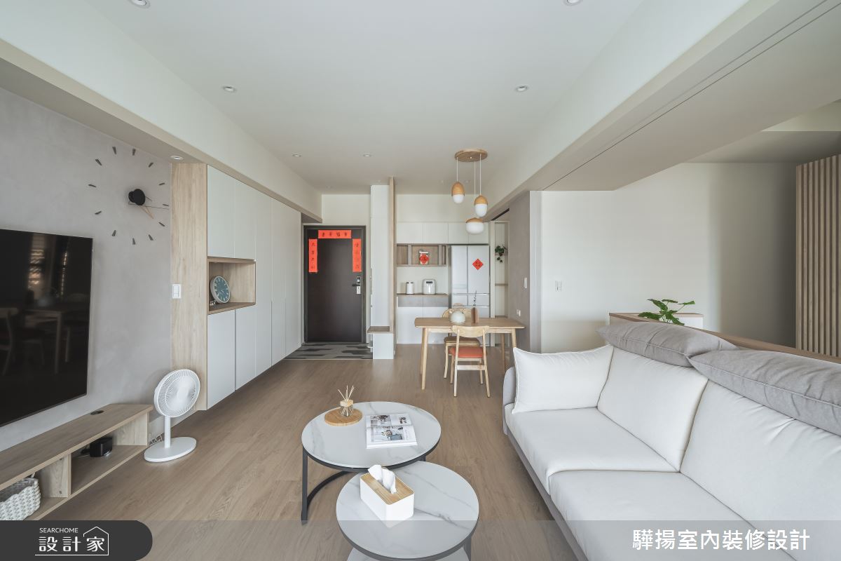 24坪新成屋(5年以下)＿現代風玄關客廳餐廳案例圖片＿驊揚室內裝修設計有限公司＿驊揚_61朗境之16